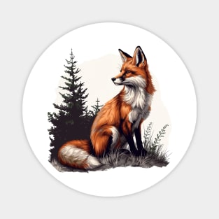 Fox Lovers Magnet